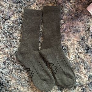 XXL Charcoal Wool Socks. Never Used. Still in package.